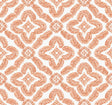 Seabrook Talia Botanical Medallion Salmon Wallpaper