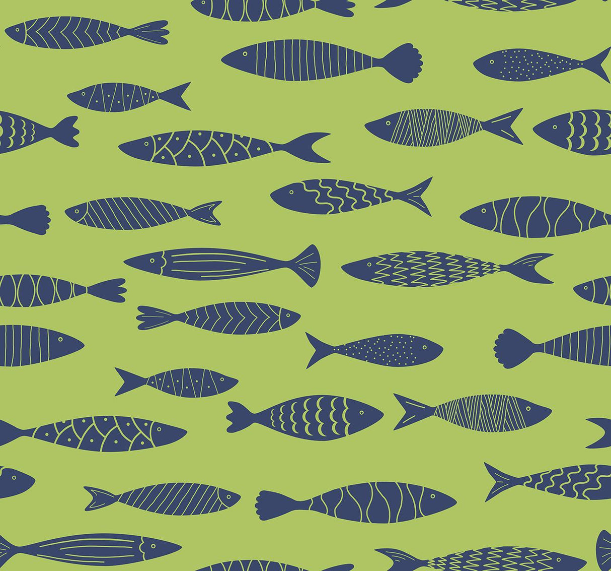 Seabrook Bay Fish Buckingham Green Wallpaper