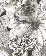 Seabrook Ink Rose Onyx Wallpaper