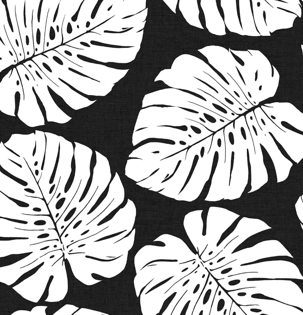 Seabrook Monstera Leaf Shadow Wallpaper