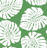 Seabrook Monstera Leaf Green Wallpaper