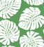 Seabrook Monstera Leaf Green Wallpaper