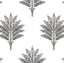 Seabrook Sea Breeze Palm Charcoal Wallpaper