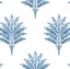 Seabrook Sea Breeze Palm Coastal Blue Wallpaper