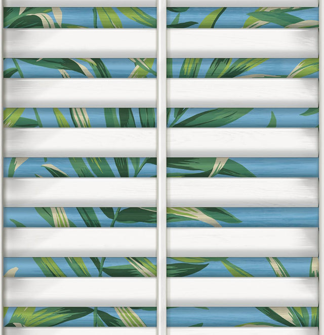 Seabrook Richwood Shutters Ciel Wallpaper