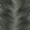 Seabrook Washed Chevron Charcoal Wallpaper