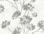 Seabrook Dandelion Floral Metallic Silver Wallpaper