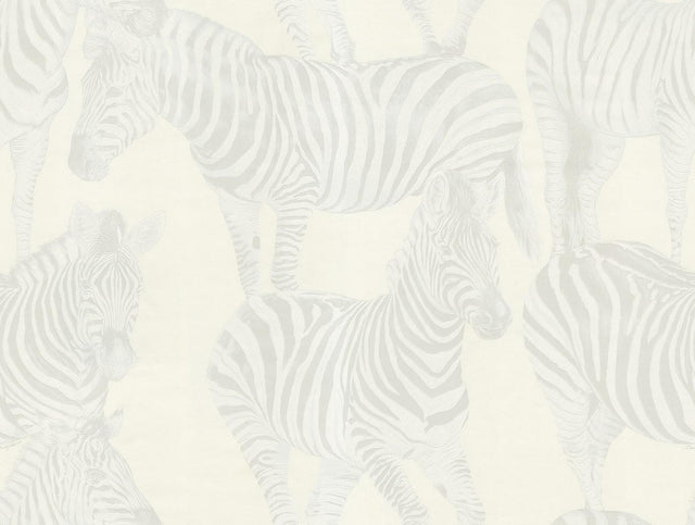Seabrook Zebra Romance Carina Wallpaper