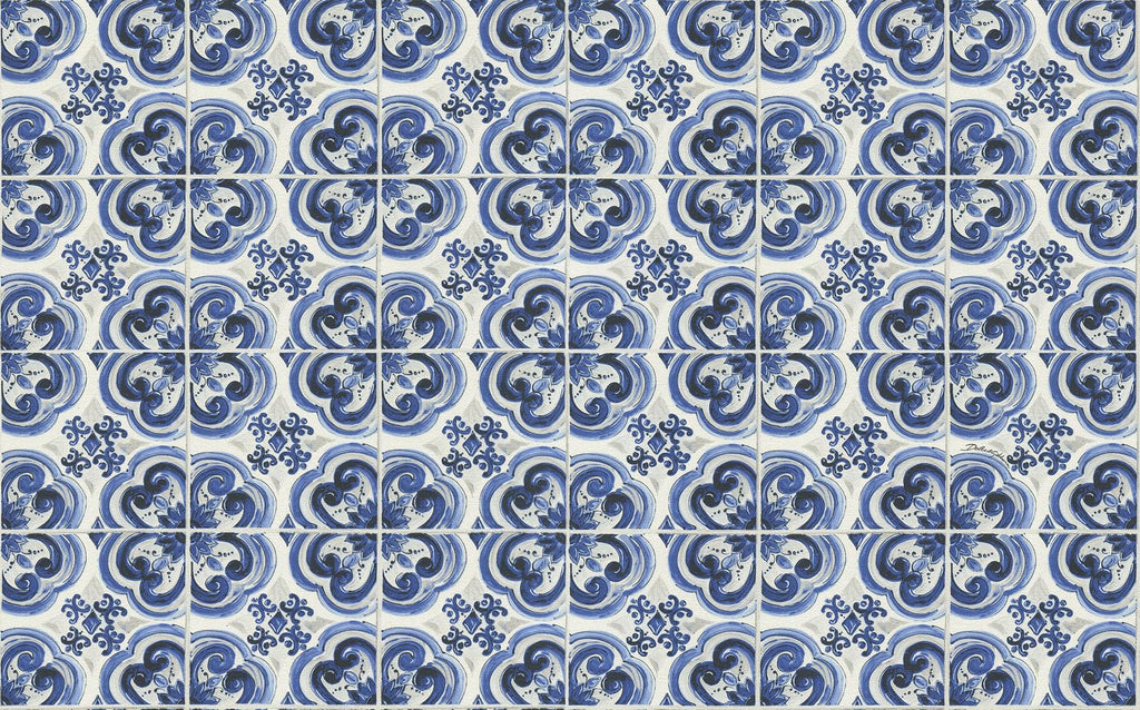 Seabrook Blu Mediterraneo Blues Wallpaper