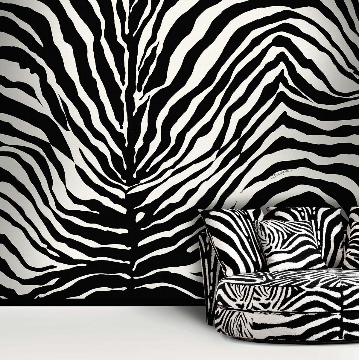Seabrook Zebra Dolce Blacks Wallpaper