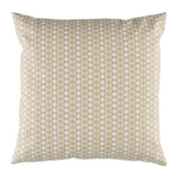 Schumacher Posy I/O Neutral 16" x 16" Pillow