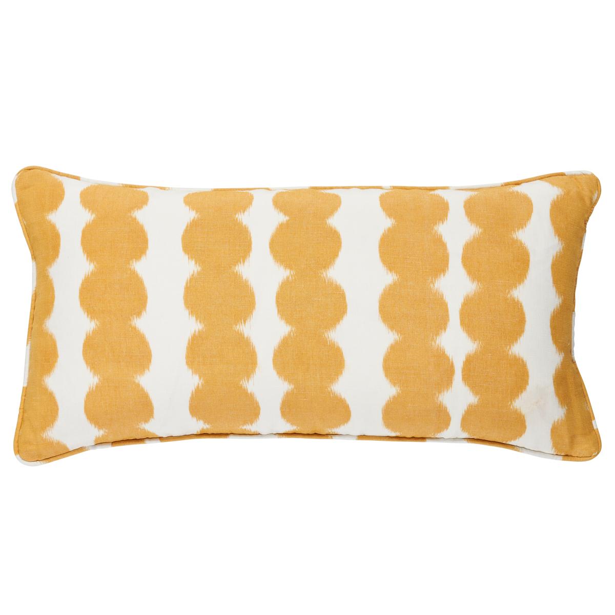 Schumacher Saffron 24" x 12" Full Circle Pillow