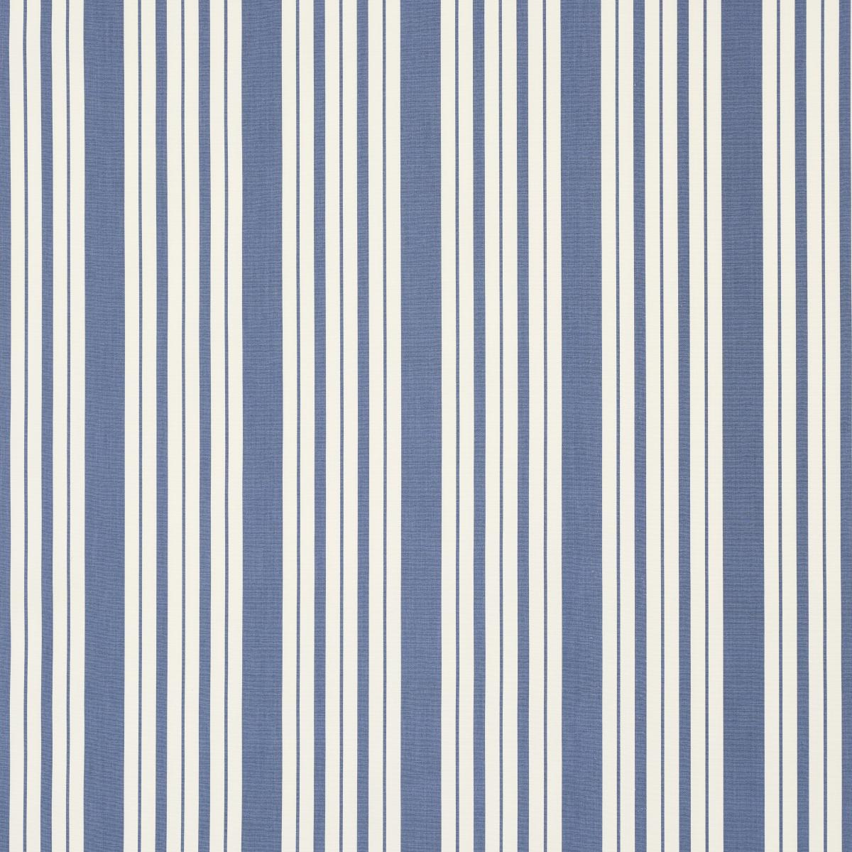 Schumacher Markie Stripe Indigo Fabric