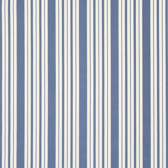 Schumacher Markie Stripe Indigo Fabric