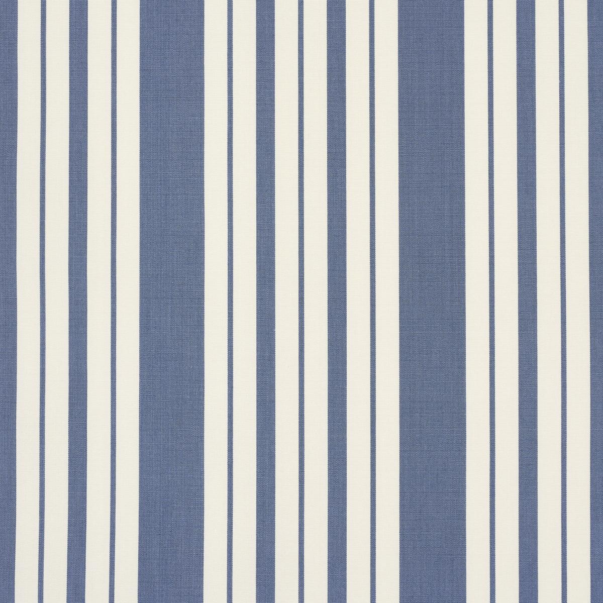 Schumacher Markie Stripe Indigo Fabric