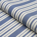 Schumacher Markie Stripe Indigo Fabric