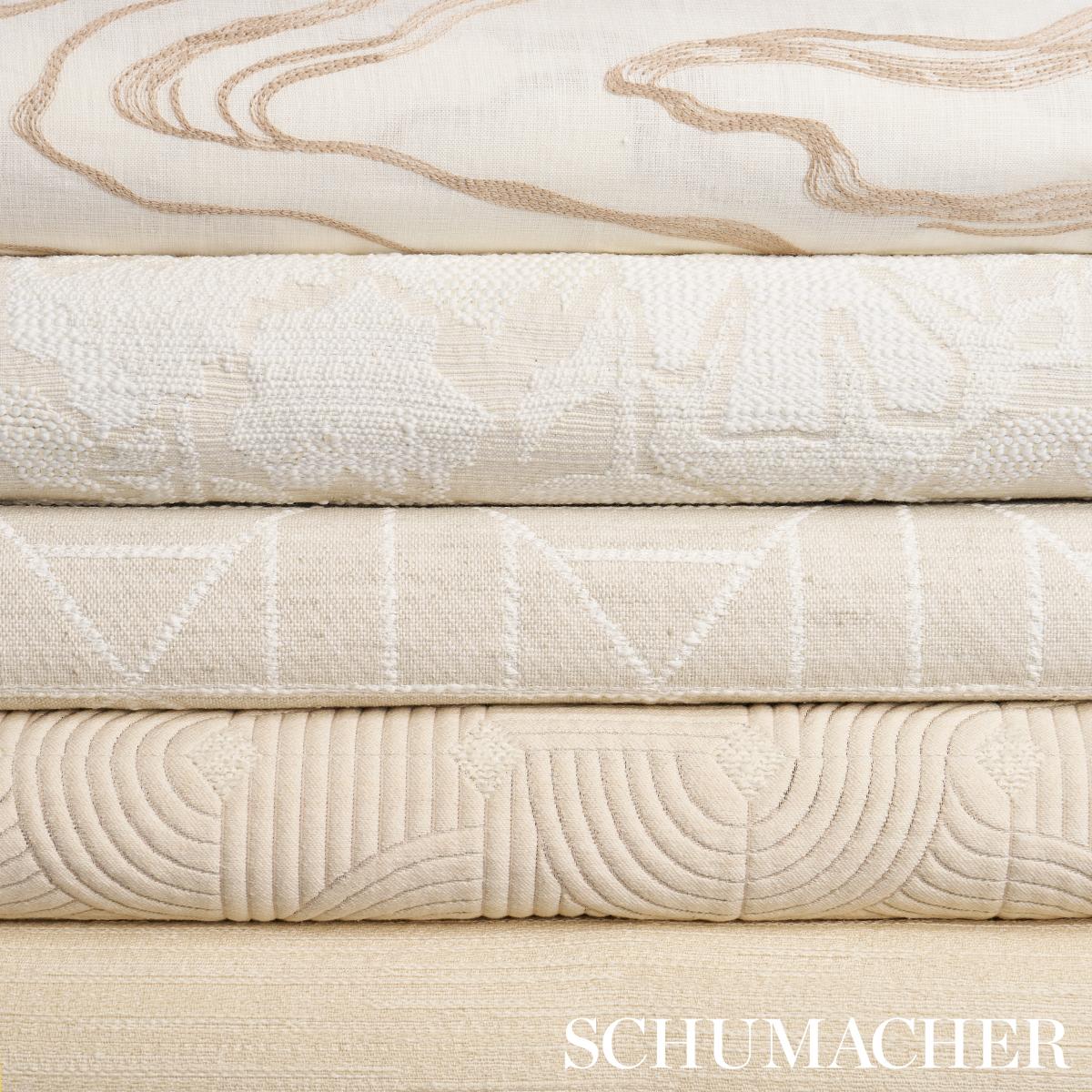 Schumacher Huckaby Sheer Fawn Fabric