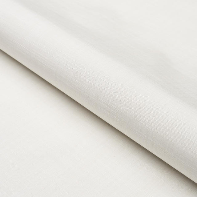 Schumacher Gracie Solid Stri Ivory Fabric