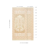 Schumacher Colmery Paisley Panel Set Ptale Wallpaper