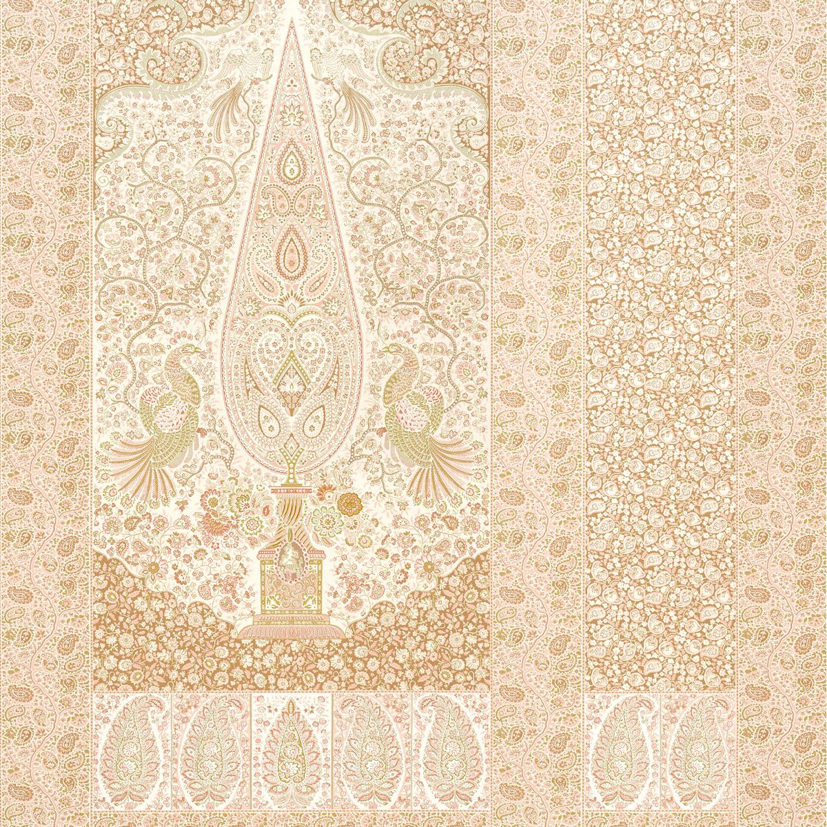 Schumacher Colmery Paisley Panel Set Ptale Wallpaper