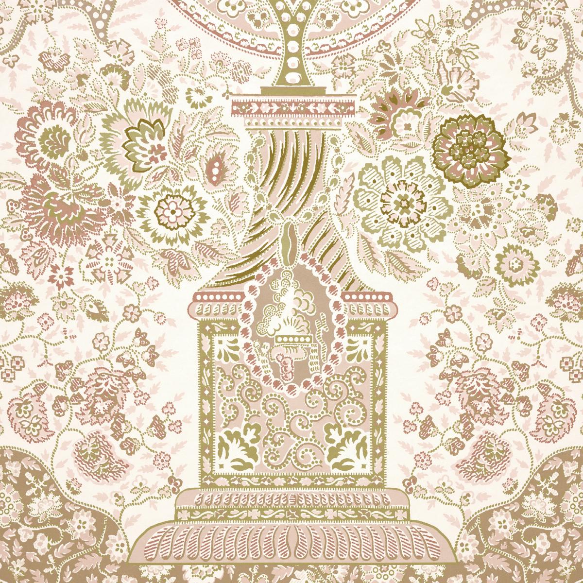 Schumacher Colmery Paisley Panel Set Ptale Wallpaper