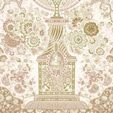 Schumacher Colmery Paisley Panel Set Ptale Wallpaper