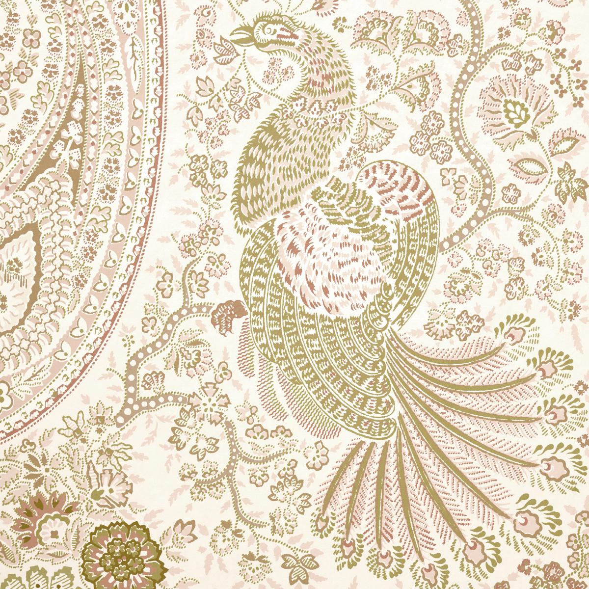Schumacher Colmery Paisley Panel Set Ptale Wallpaper