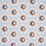 Schumacher Lucie Clay & Blue Fabric