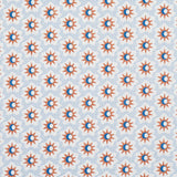 Schumacher Lucie Clay & Blue Fabric