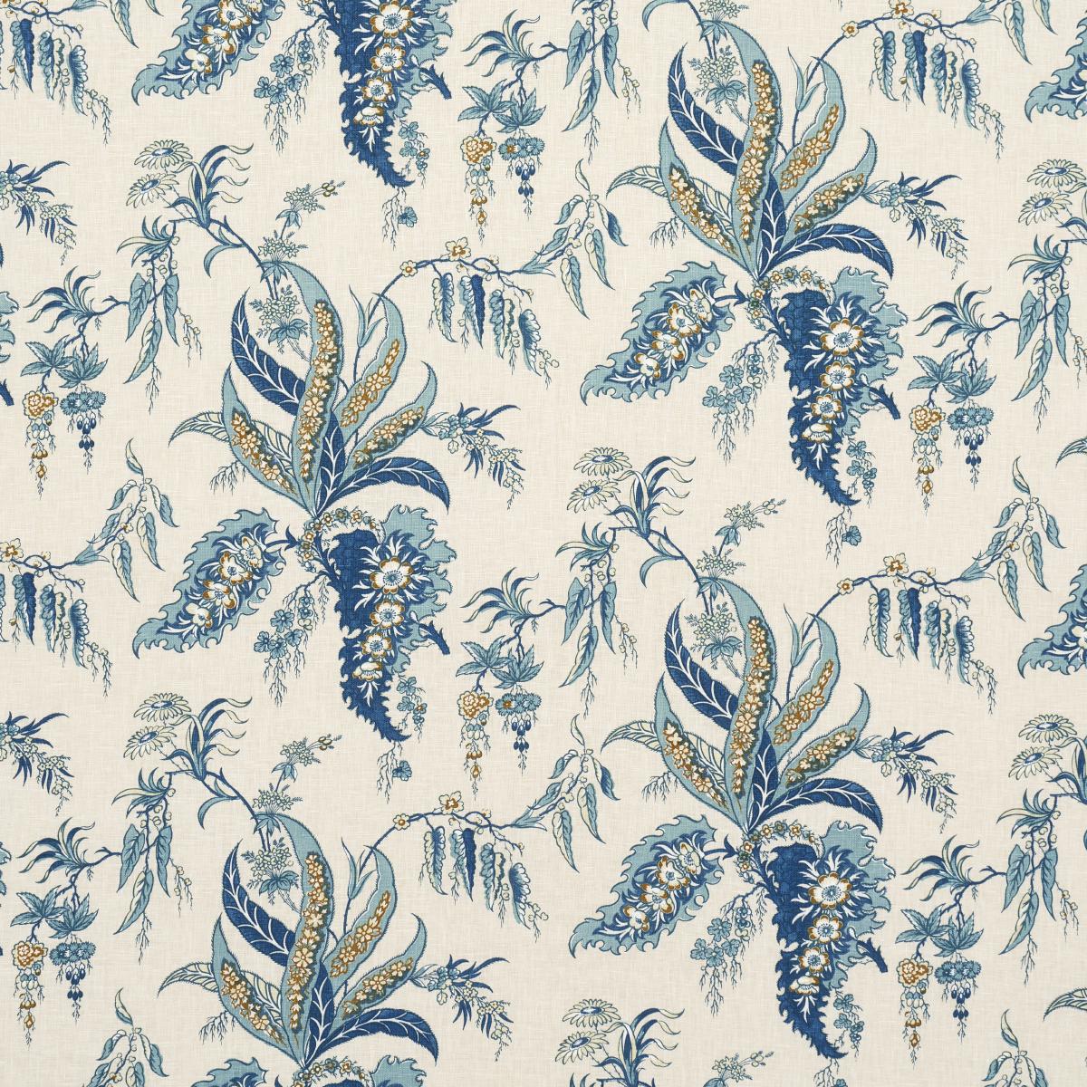 Schumacher Apolline Botanical Ciel & Marine Fabric