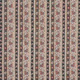 Schumacher Ines Paisley Rouge & Noir Fabric