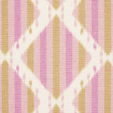 Schumacher Kai Striped Ikat Pink Fabric