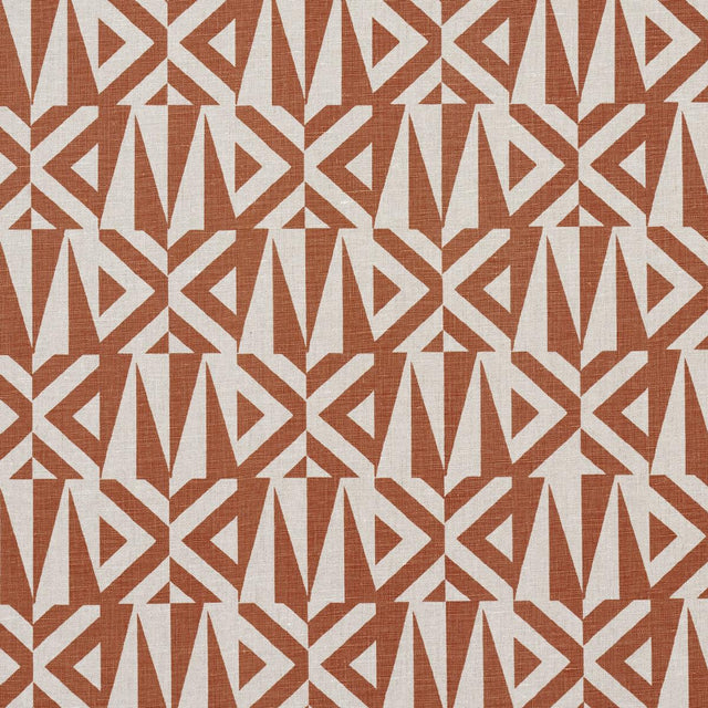 Schumacher Amero Brick Fabric