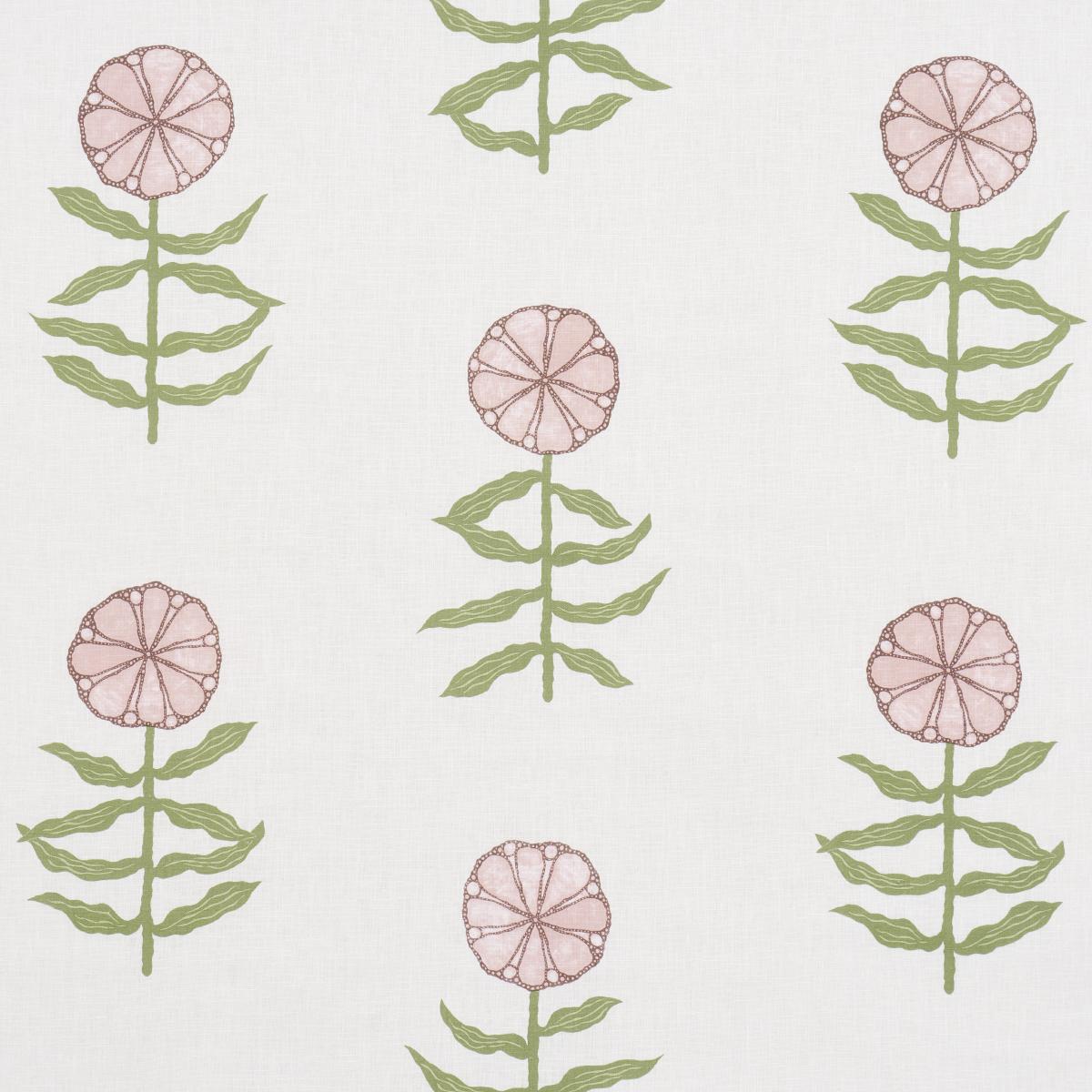 Schumacher Pretty Petals Blush Fabric