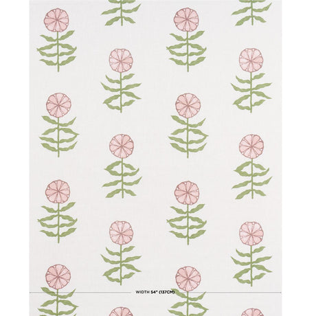 Schumacher Pretty Petals Blush Fabric