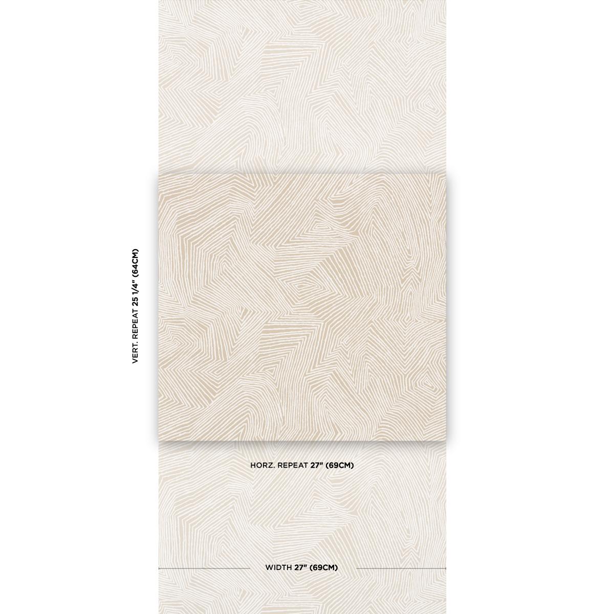 Schumacher Labyrinth Grand Dune Wallpaper