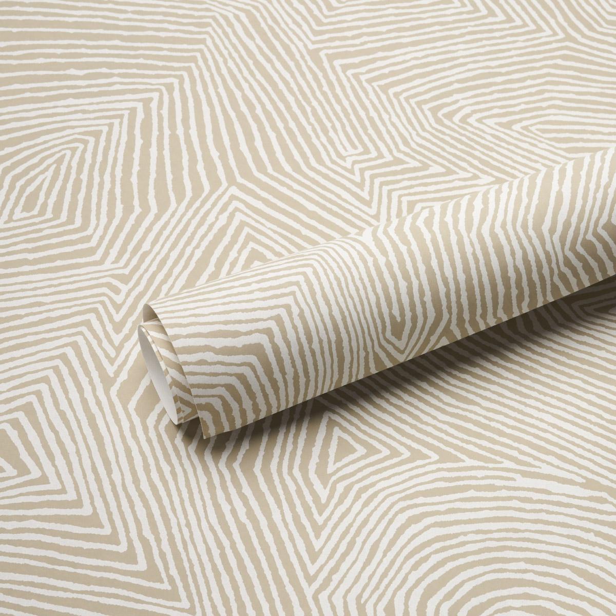 Schumacher Labyrinth Grand Dune Wallpaper