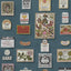 Schumacher X Backdrop Salud Grotto Blue Wallpaper