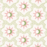 Schumacher Lucie Pink & Green Wallpaper