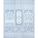 Schumacher Montecito Panel Set Indigo Wallpaper