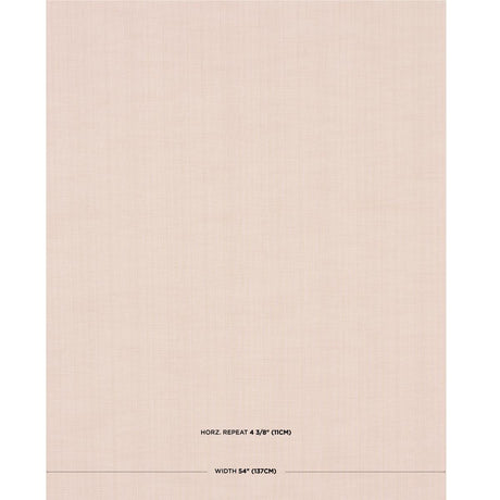 Schumacher Gracie Solid Stri Blush Fabric