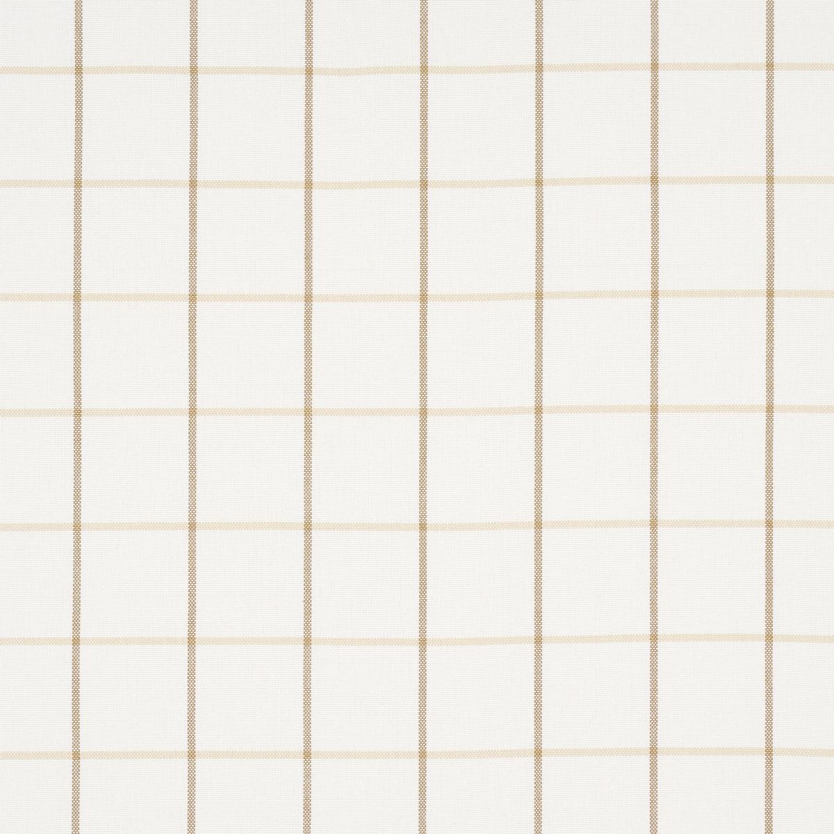 Schumacher Frannie Windowpane Neutral Fabric