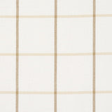 Schumacher Frannie Windowpane Neutral Fabric