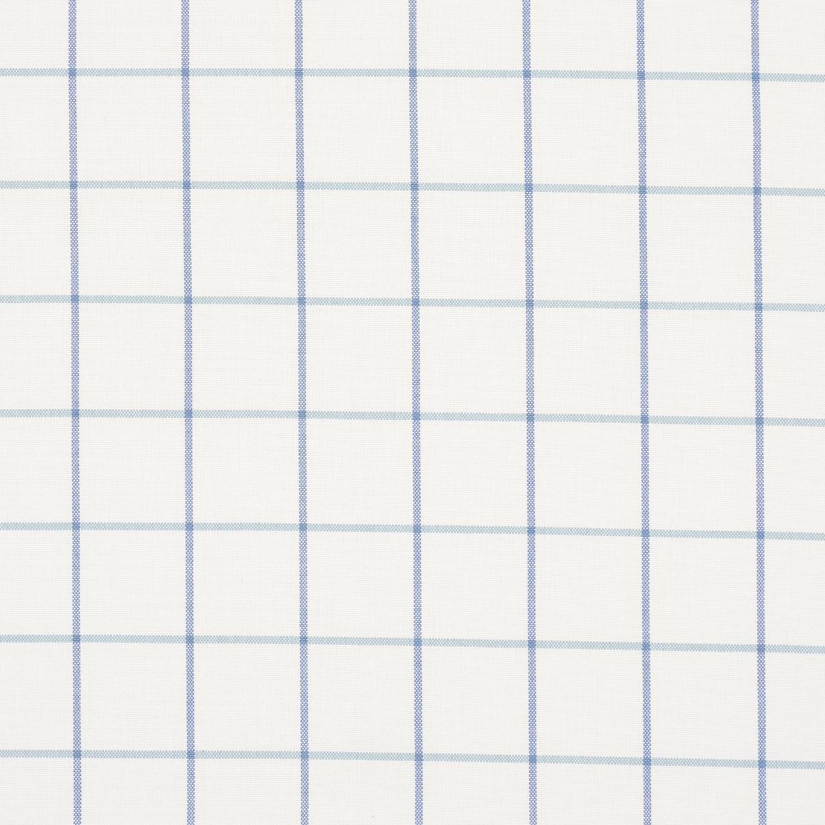 Schumacher Frannie Windowpane Cobalt Fabric