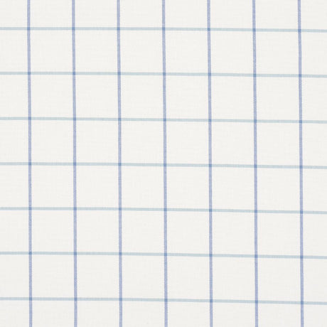Schumacher Frannie Windowpane Cobalt Fabric