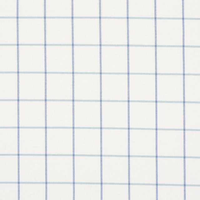 Schumacher Frannie Windowpane Cobalt Fabric