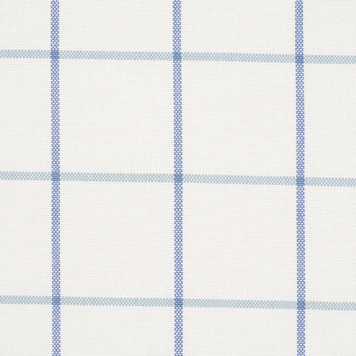 Schumacher Frannie Windowpane Cobalt Fabric