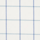 Schumacher Frannie Windowpane Cobalt Fabric