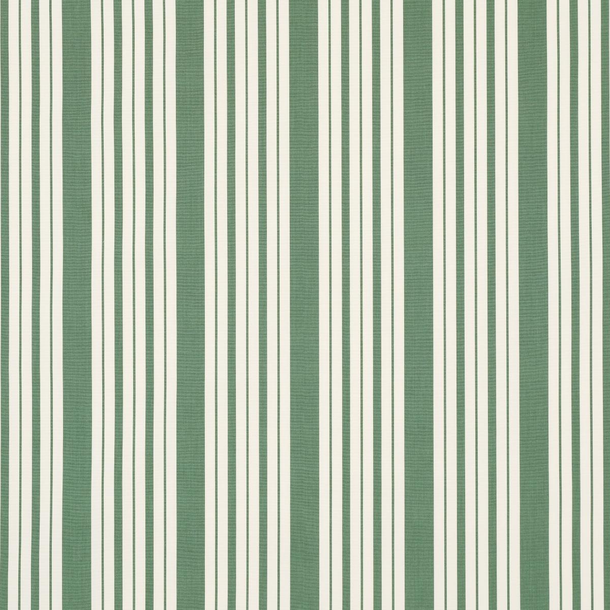 Schumacher Markie Stripe Emerald Fabric