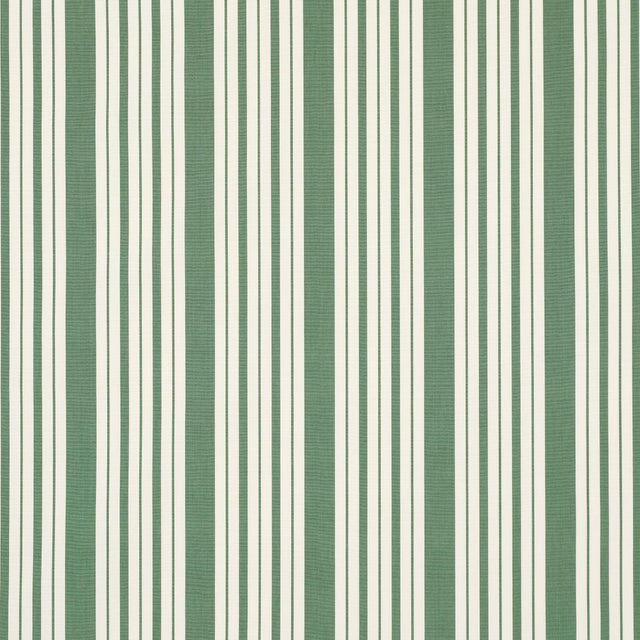 Schumacher Markie Stripe Emerald Fabric
